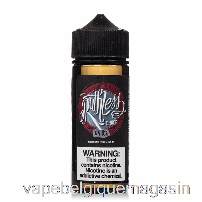 Vape Juice Ez Duz It Sur Glace - Vapeur Impitoyable - 120ml 0mg